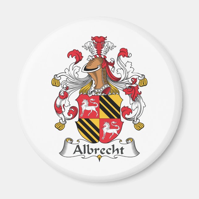 Imán Albrecht Family Crest (Frente)
