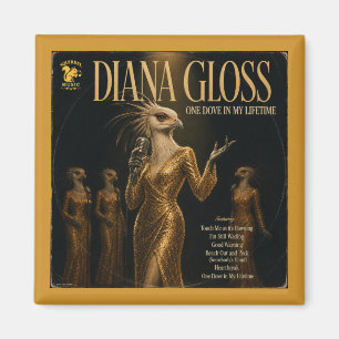 Imán Álbum de Diana Gloss: una parodia