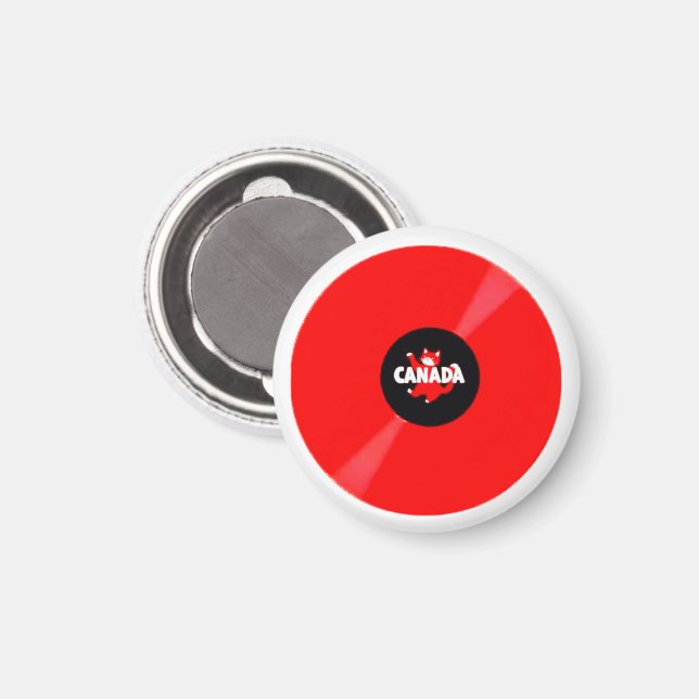 IMÁN ÁLBUM ROJO DE DISCOS (Anverso/Reverso)