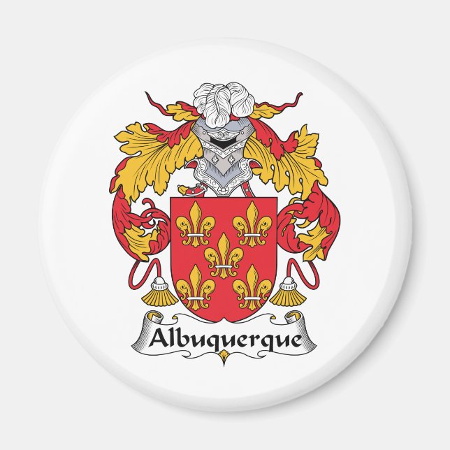 Imán Albuquerque Family Crest (Frente)