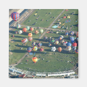 Imán Albuquerque globo por la mañana