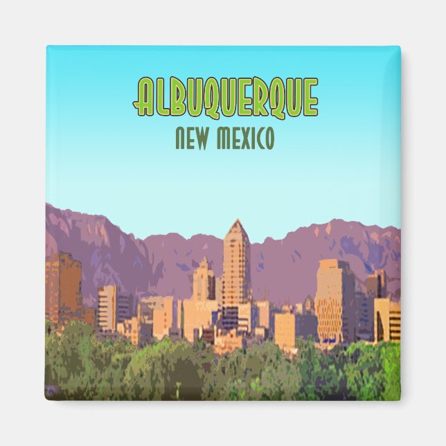 Imán Albuquerque New Mexico Vintage (Frente)