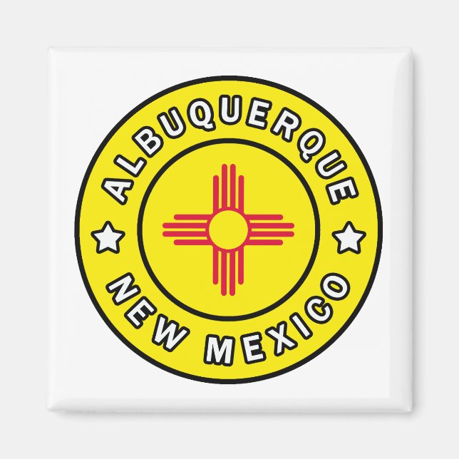 Imán Albuquerque Nuevo México (Frente)