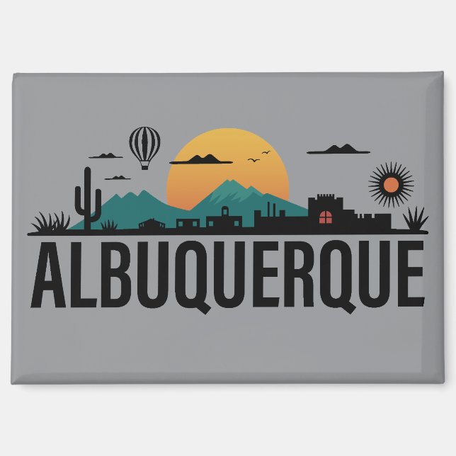 Imán Albuquerque Nuevo México (Anverso)