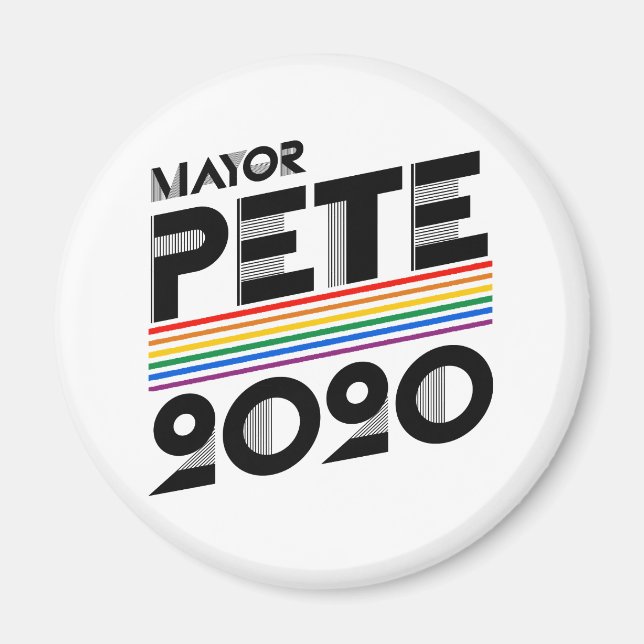 Imán Alcalde Pete Pride 2020 (Frente)