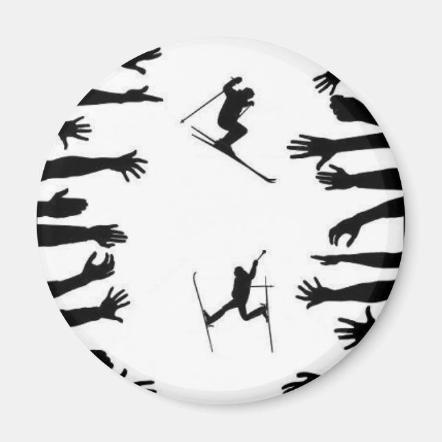 Imán Alcance del esquí (Frente)