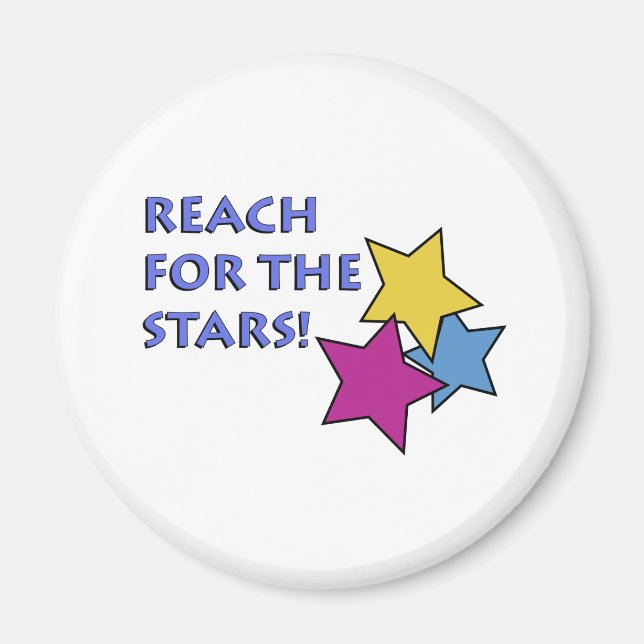 Imán ¡Alcanzar las estrellas! (Frente)