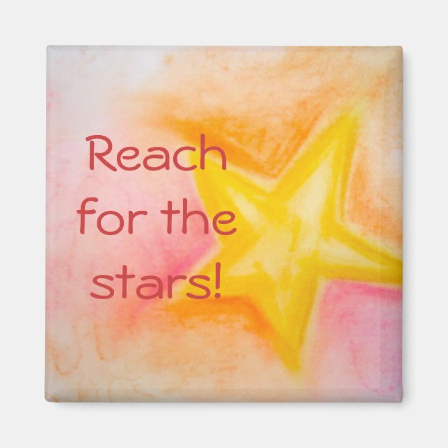 Imán ¡Alcanzar las estrellas! (Frente)