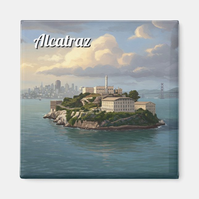Imán Alcatraz San Francisco Travel (Frente)