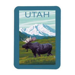 Imán Alces con MountainUtah