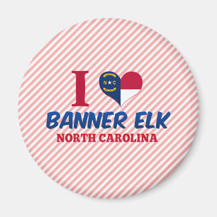 Imán Alces de la bandera, Carolina del Norte
