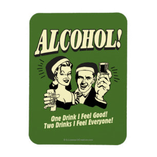 Imán Alchohol: Una bebida me siento bien