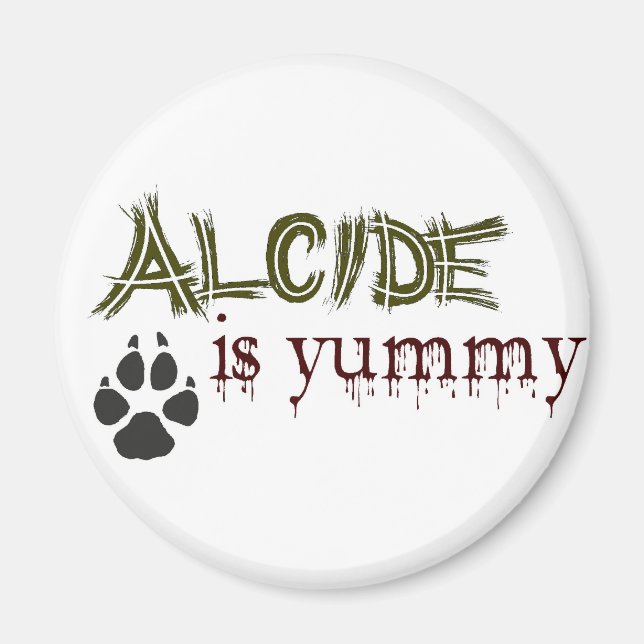 Imán Alcide es Yummy. (Frente)