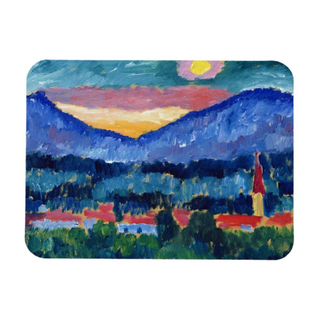 Imán Aldea de las montañas, 1910 (Horizontal)