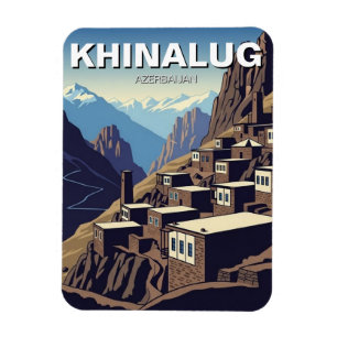 Imán Aldea de montaña Khinalug en Azerbaiyán
