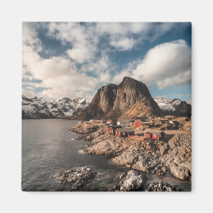 Imán Aldea pesquera de Lofoten Noruega