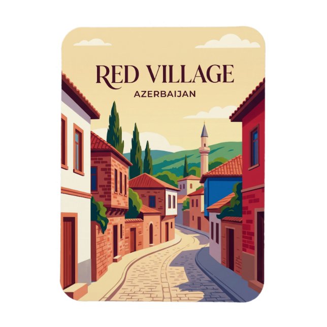 Imán Aldea Roja Azerbaiyán (Vertical)