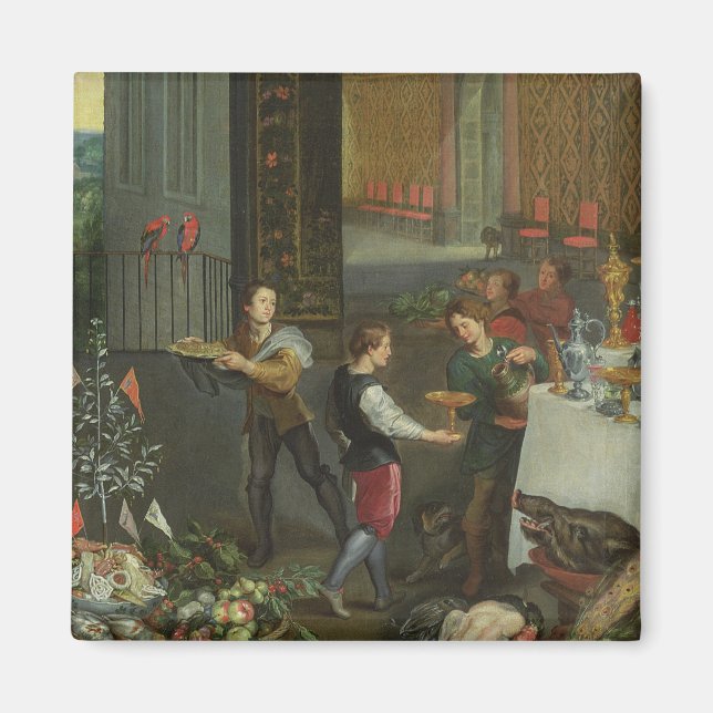 Imán Alegoría del gusto (Frente)