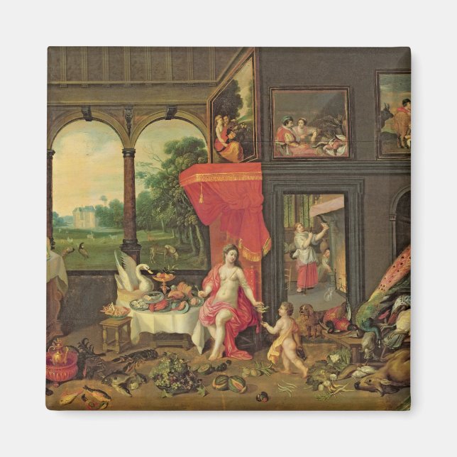 Imán Alegoría del gusto (Frente)