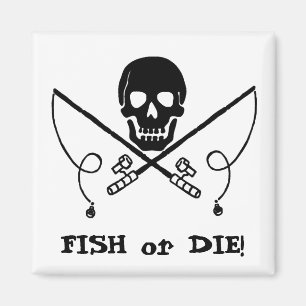 Imán alegre de la pesca de Rogelio del pirata