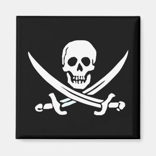 Imán alegre del pirata de Rogelio