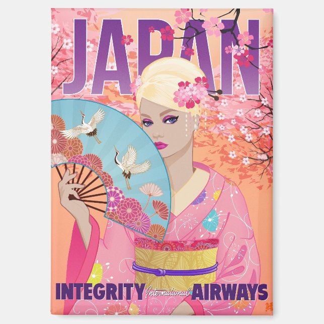 Imán Alegre en Japón (Anverso)