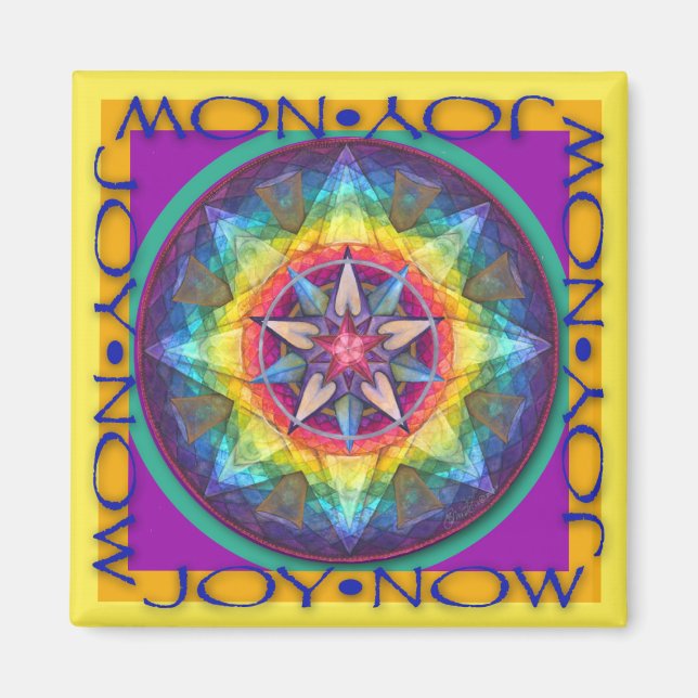 Imán ¡Alegría ahora! (Frente)