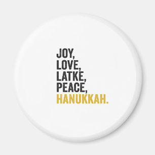 Imán Alegría Amor Latkes Paz Janucá Divertido Judío