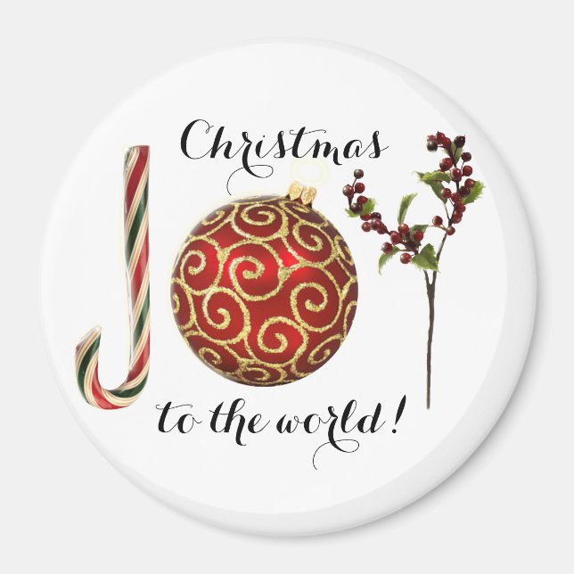 Imán Alegría arte caramelo adorno y santo (Frente)