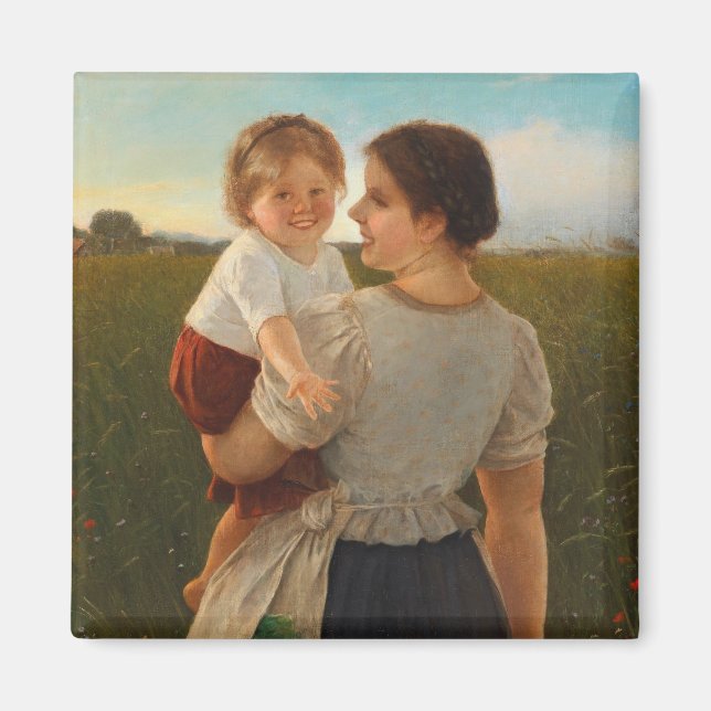 Imán Alegría de la madre (madre amorosa y hija) (Frente)