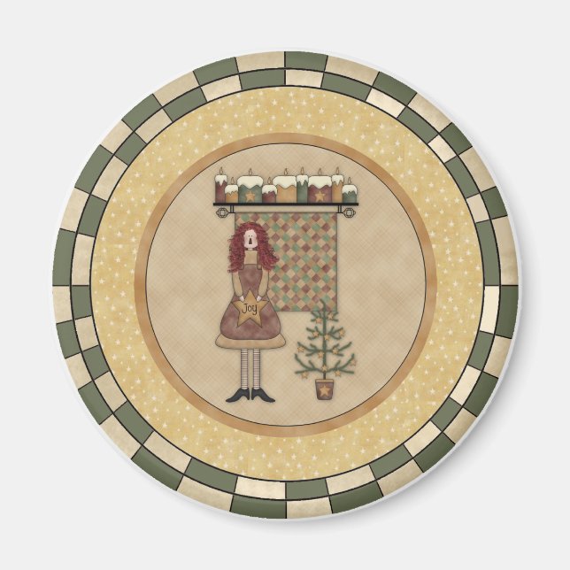 Imán Alegría de los navidades (Frente)