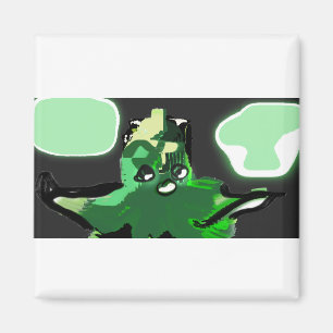 Imán Alegría veraniega del Octopus Verde