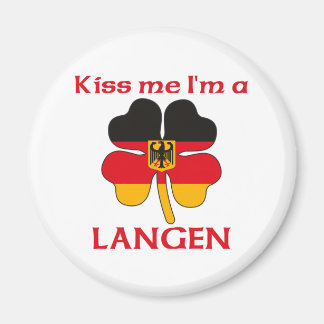 Imán Alemán personalizado me besa, soy langen