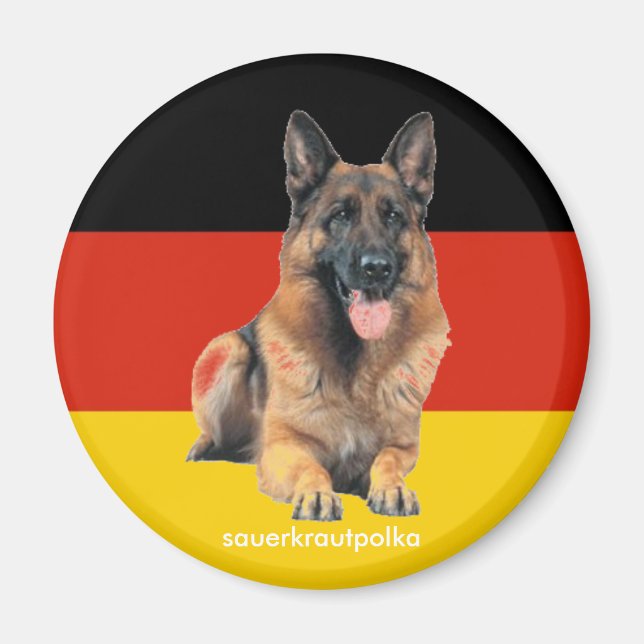Imán alemán schäferhund (Frente)
