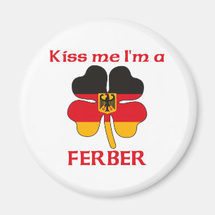 Imán Alemanes personalizada me besan que soy Ferber