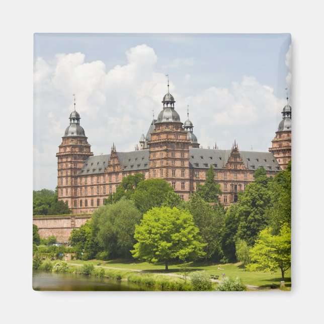 Imán Alemania, Baviera, Bayern, Aschaffenburg. Schloss (Frente)