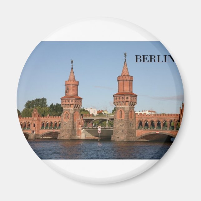Imán Alemania Berlín Oberbaumbrucke (St.K.) (Frente)
