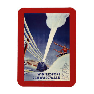 Imán Alemania - Esquiando en la Selva Negra