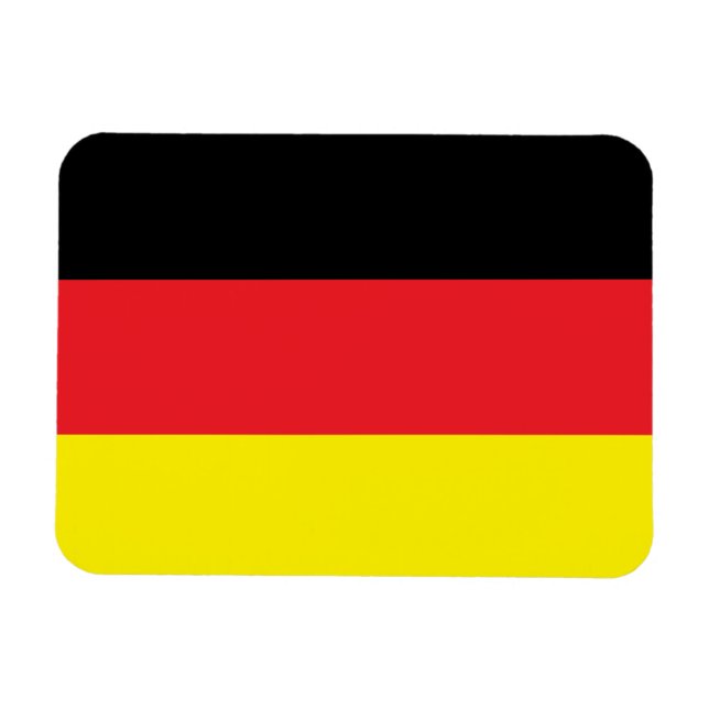 Imán Alemania estandarte (Horizontal)