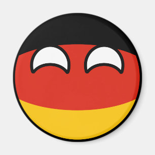 Imán Alemania Geeky que tiende divertida Countryball
