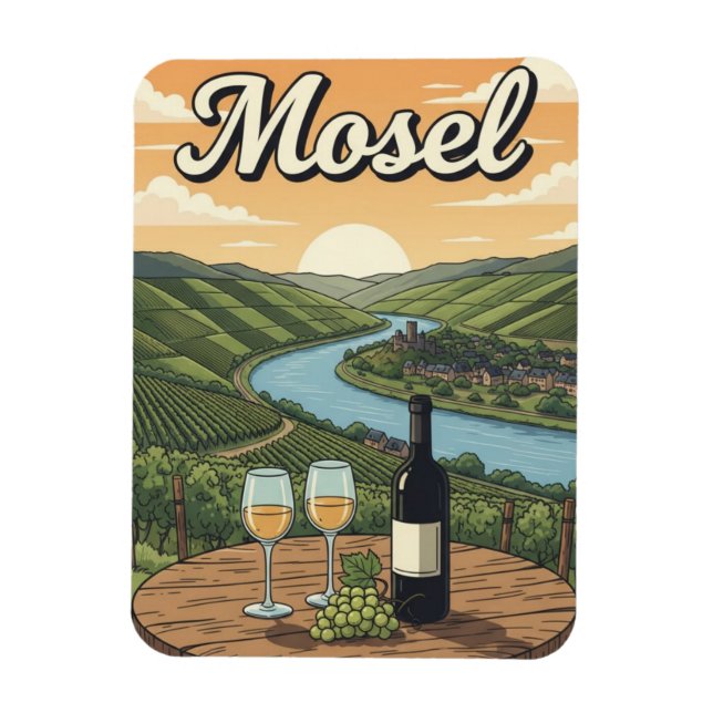 Imán Alemania Mosel Viajes (Vertical)