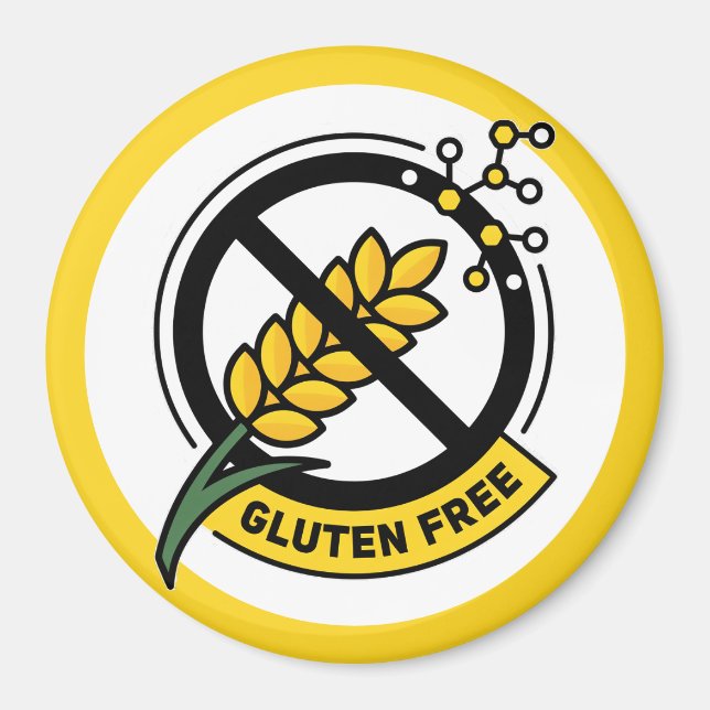 Imán alergeno sin gluten (Frente)