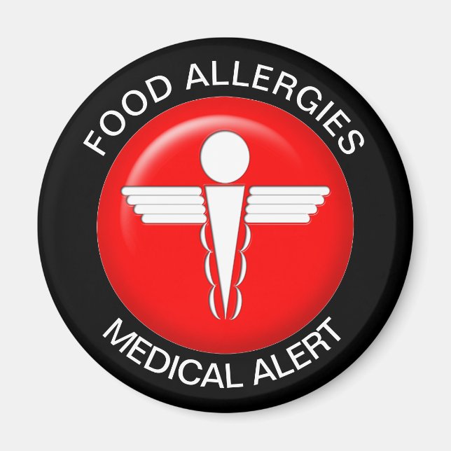 Imán Alergia Alimentaria Magnet (Frente)