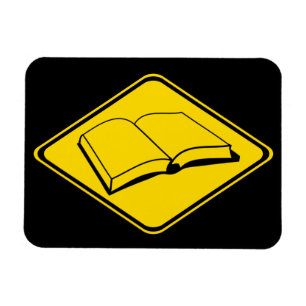 Imán Alerta: ¡Libros por delante!