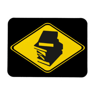 Imán Alerta: ¡Libros por delante!