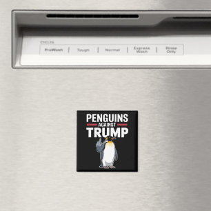 Imán Aletas de pingüino arriba resisten a los pingüinos