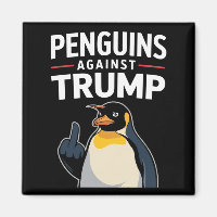 Aletas de pingüino arriba resisten pingüinos contr