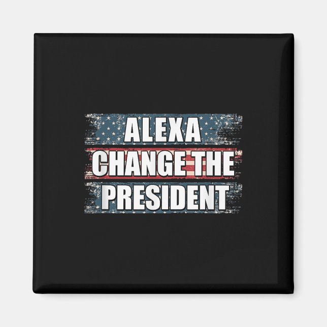 Imán Alexa cambia el presidente Funny Trump (Frente)
