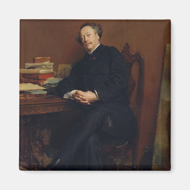 Imán Alexander Dumas Fils 1877 (Frente)