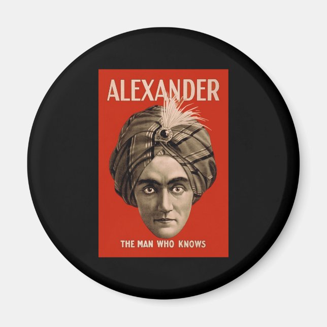Imán Alexander el hombre que sabe (Frente)